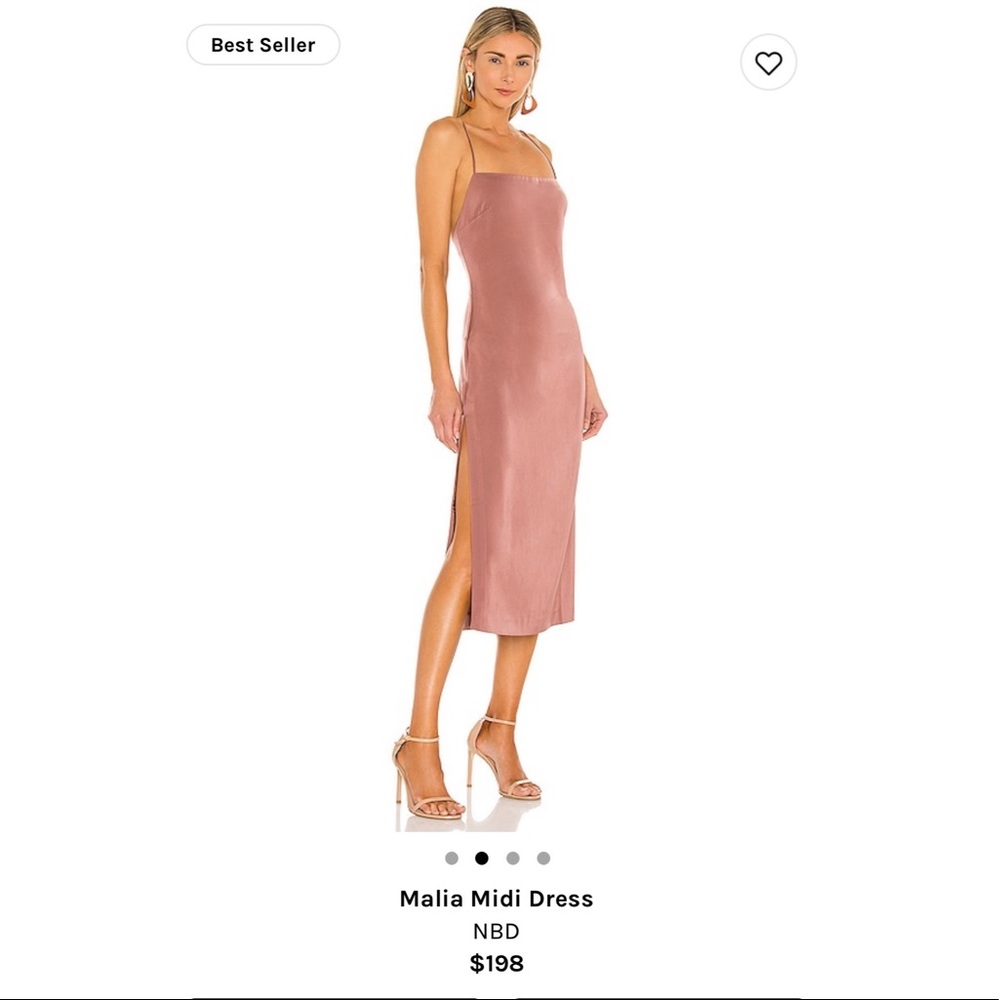 Mauve Malia midi dress from Revolve. Size small.